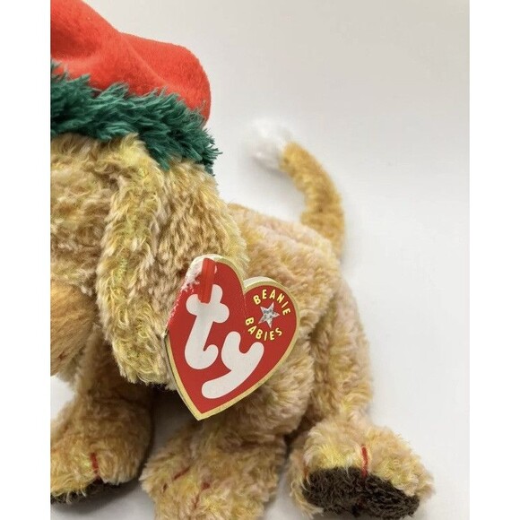 Lot Of Ty Beanie Babies Jinglepup, Patti, Hippity, Wise, Chocolate, Wiser - Picture 14 of 16